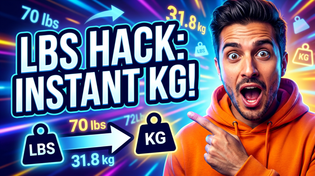 Convert Lbs to kg hacks